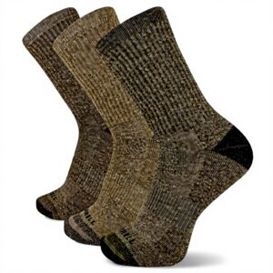 Merrell Wool Hiking Socks Cushioned Moisture Wicking