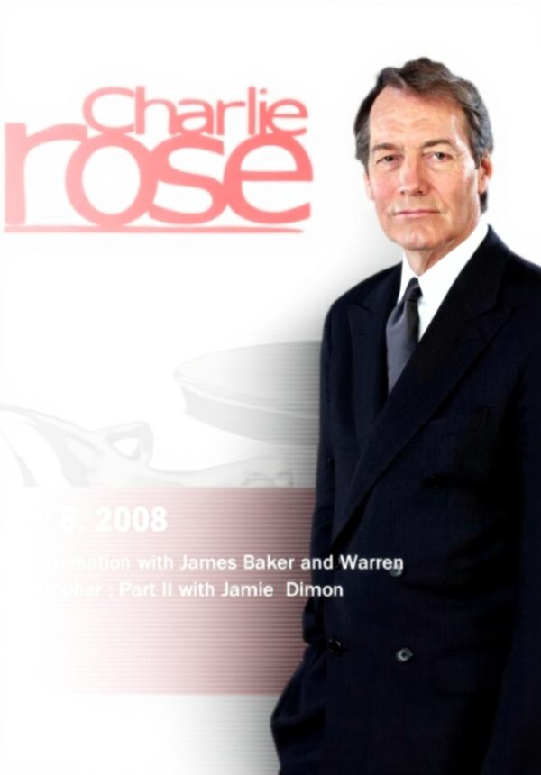Charlie Rose DVD James Baker Warren Christopher Jamie Dimon